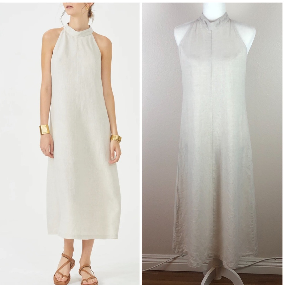Lanhtropy Olivia Halter A Line Dress Sz S